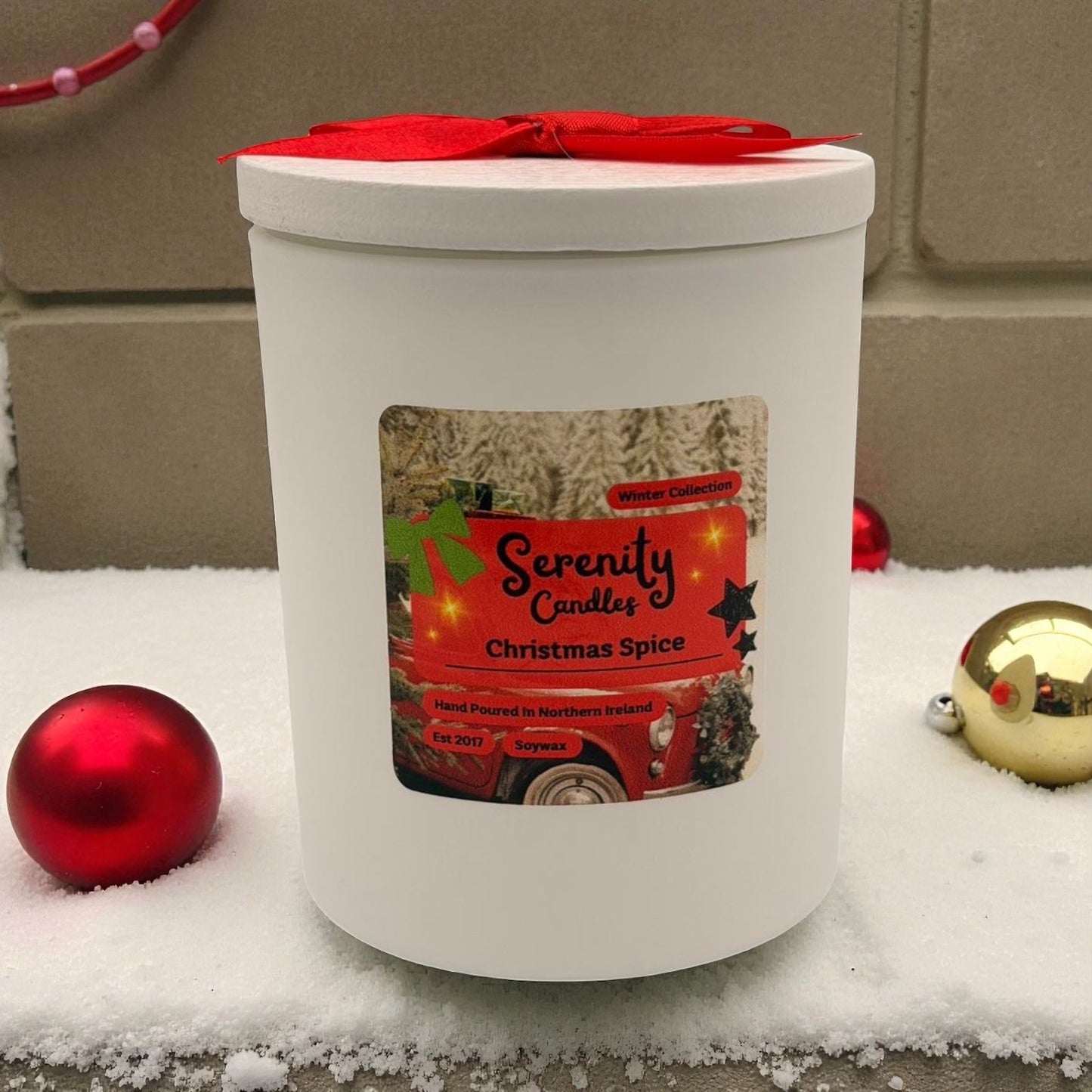 Christmas Cheshire Candle