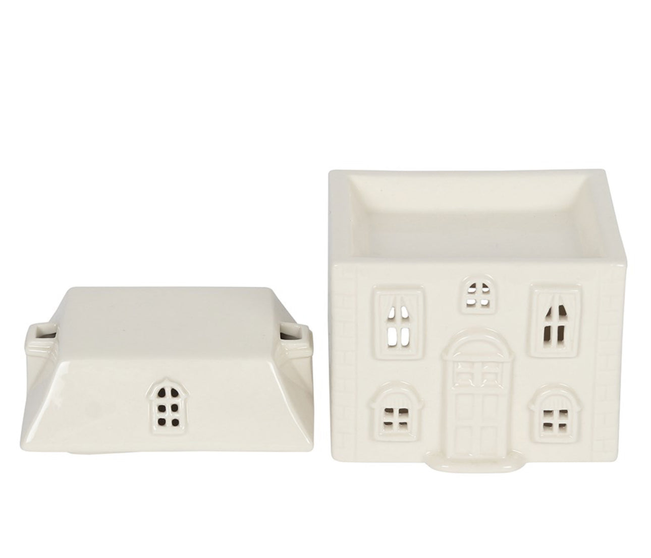 White Ceramic House Wax Warmer