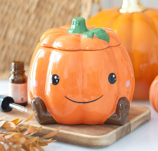 Cute Smiling Pumpkin Wax Warmee