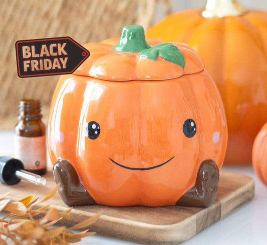 Cute Smiling Pumpkin Wax Warmee