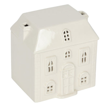White Ceramic House Wax Warmer