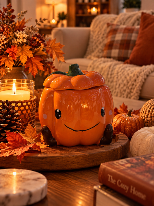 Cute Smiling Pumpkin Wax Warmee