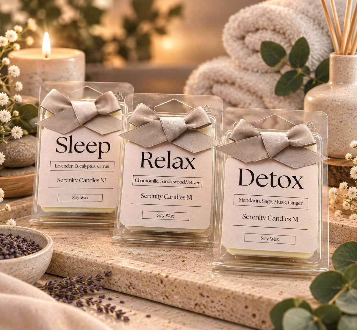 The Wellness Retreat Wax Melt Collection!