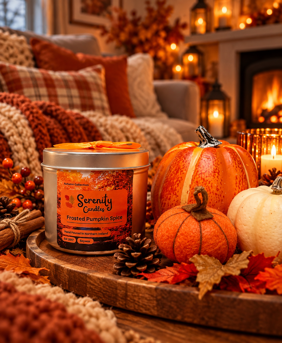 Autumn Collection Tin Candle